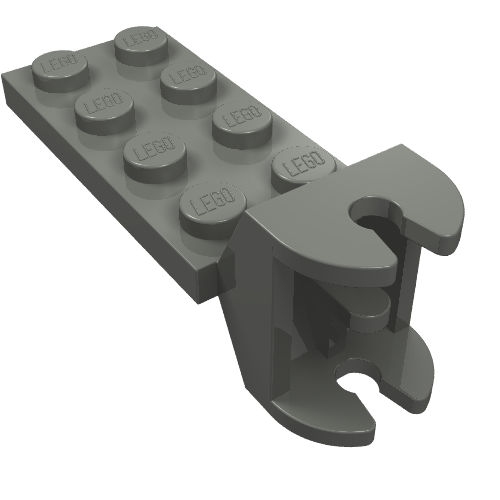 Part 3640 - Hinge Plate 2 x 4 with Articulated Joint - Female - De BrickPlaats