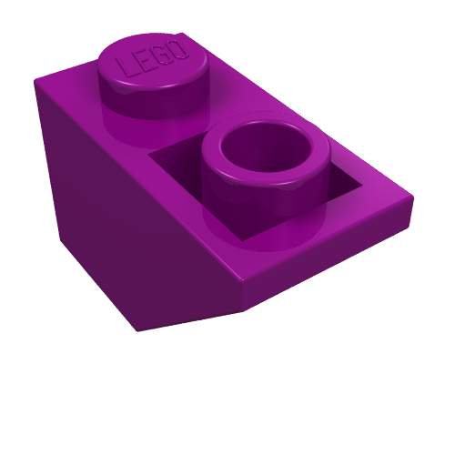 Part 3665 - Slope, Inverted 45 2 x 1 - De BrickPlaats