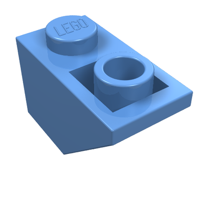 Part 3665 - Slope, Inverted 45 2 x 1 - De BrickPlaats