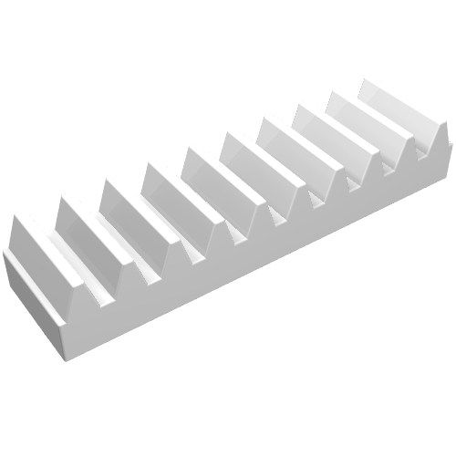 Part 3743 - Technic, Gear Rack 1 x 4 - De BrickPlaats