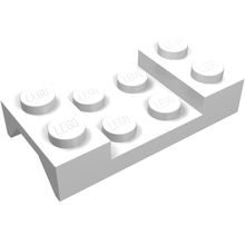 Part 3788 - Vehicle, Mudguard 2 x 4 with Arch Studded - De BrickPlaats