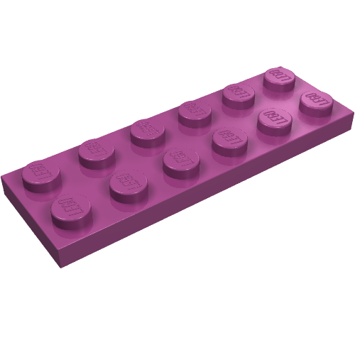 Part 3795 - Plate 2 x 6 - De BrickPlaats