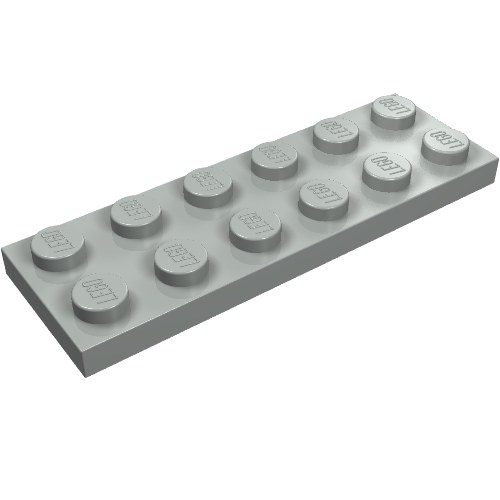 Part 3795 - Plate 2 x 6 - De BrickPlaats