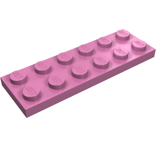 Part 3795 - Plate 2 x 6 - De BrickPlaats