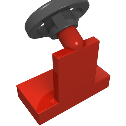 Part 3829c01 - Vehicle, Steering Stand 1 x 2 with Black Steering Wheel - De BrickPlaats