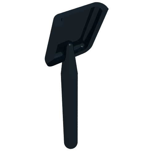 Part 3837 - Minifigure, Utensil Shovel / Spade - Handle with Round End - De BrickPlaats