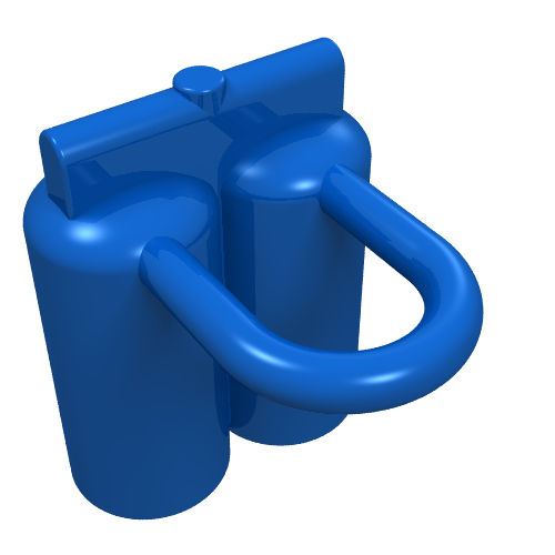 Part 3838 - Minifigure Air Tanks - De BrickPlaats