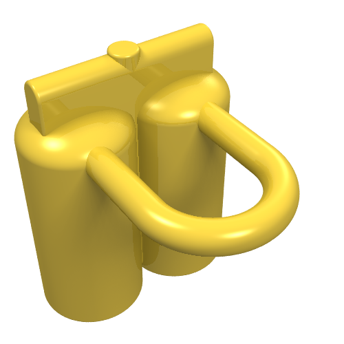 Part 3838 - Minifigure Air Tanks - De BrickPlaats