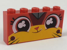 Part 39266pb01 - Brick 1 x 5 x 2 with Smiling Ultrakatty Pattern - De BrickPlaats