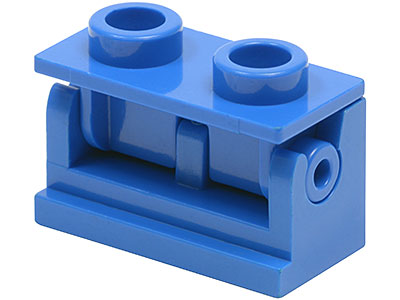 Part 3937c01 - Hinge Brick 1 x 2 with (Same Color) Top Plate (3937 / 3938) - De BrickPlaats