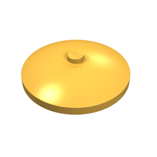 Part 3960 - Dish 4 x 4 Inverted (Radar) with Solid Stud - De BrickPlaats