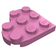 Part 39613 - Plate, Round 3 x 3 Heart - De BrickPlaats