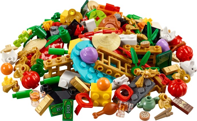 Set 40605 - Lunar New Year VIP Add On Pack polybag - De BrickPlaats