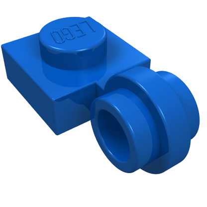 Part 4081a - Plate, Modified 1 x 1 with Light Attachment - Thin Ring - De BrickPlaats