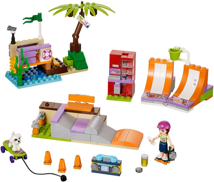 Set 41099 - Heartlake Skate Park - De BrickPlaats