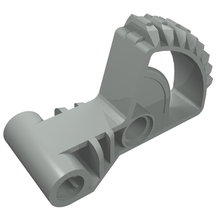 Part 41667 - Technic, Arm 2 x 5 with 1/4 Gear 8 Tooth Double Bevel - De BrickPlaats