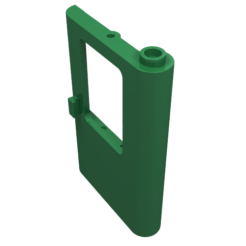 Part 4182 - Door 1 x 4 x 5 Train Right, Thin Support at Bottom - De BrickPlaats