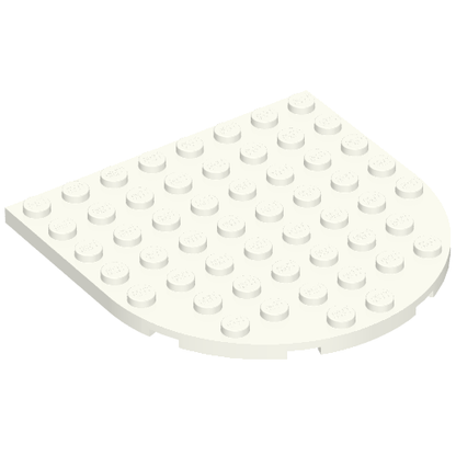 Part 41948 - Plate, Round 8 x 8 Rounded End - De BrickPlaats