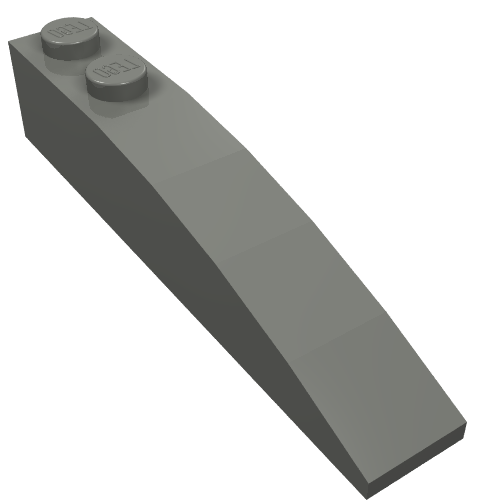 Part 42022 - Slope, Curved 6 x 1 - De BrickPlaats