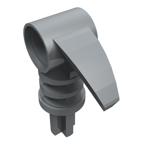 Part 42074 - Bionicle 2 x 3 Axle Connector with Tooth - De BrickPlaats