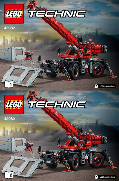 Instruction 42082 - Rough Terrain Crane - De BrickPlaats