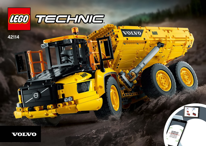Instruction 42114 - 6x6 Volvo Articulated Hauler - De BrickPlaats