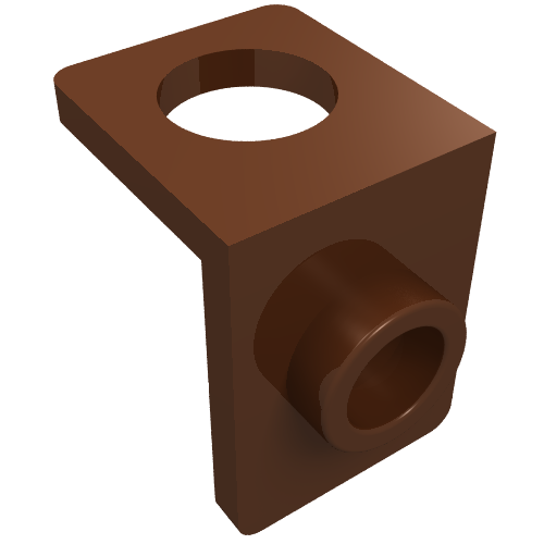 Part 42446 - Minifigure Neck Bracket with Back Stud - Thin Back Wall - De BrickPlaats