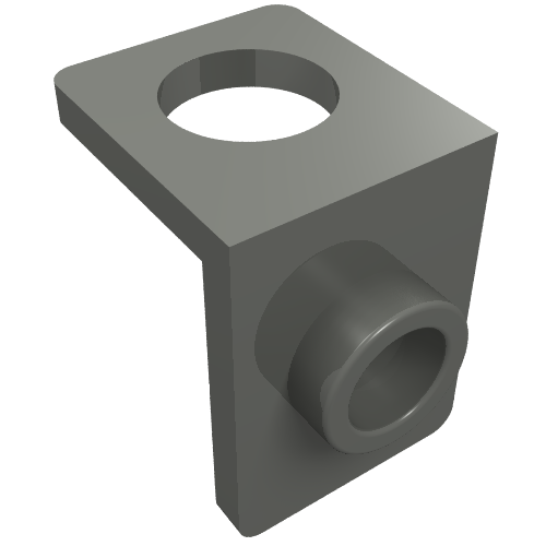 Part 42446 - Minifigure Neck Bracket with Back Stud - Thin Back Wall - De BrickPlaats
