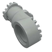 Part 4273 - Technic, Axle and Pin Connector Toggle Joint Toothed - De BrickPlaats