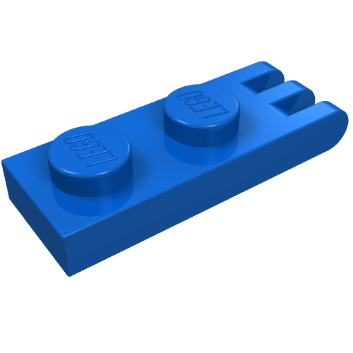 Part 4275a - Hinge Plate 1 x 2 with 3 Fingers on End - Solid Studs - De BrickPlaats