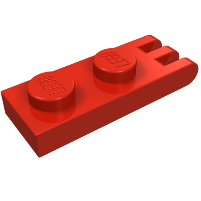 Part 4275a - Hinge Plate 1 x 2 with 3 Fingers on End - Solid Studs - De BrickPlaats