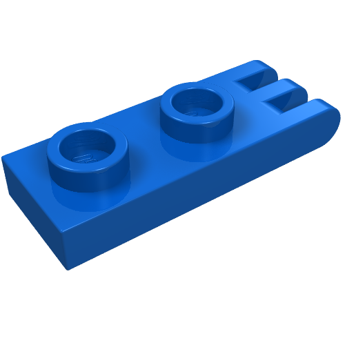 Part 4275b - Hinge Plate 1 x 2 with 3 Fingers on End - Hollow Studs - De BrickPlaats