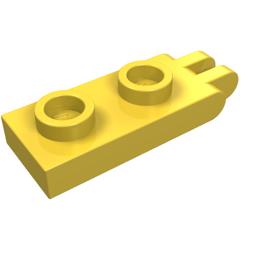 Part 4276b - Hinge Plate 1 x 2 with 2 Fingers on End - Hollow Studs - De BrickPlaats