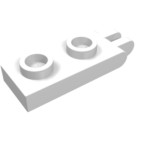 Part 4276b - Hinge Plate 1 x 2 with 2 Fingers on End - Hollow Studs - De BrickPlaats