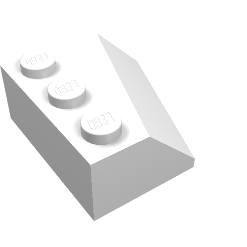 Part 42862 - Wedge 3 x 3 Sloped Left - De BrickPlaats