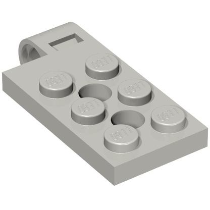 Part 43045 - Hinge Plate 2 x 4 with Pin Hole and 2 Holes - Top - De BrickPlaats