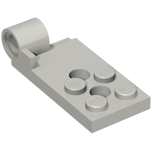 Part 43056 - Hinge Plate 2 x 4 with Pin Hole and 2 Holes - Bottom - De BrickPlaats