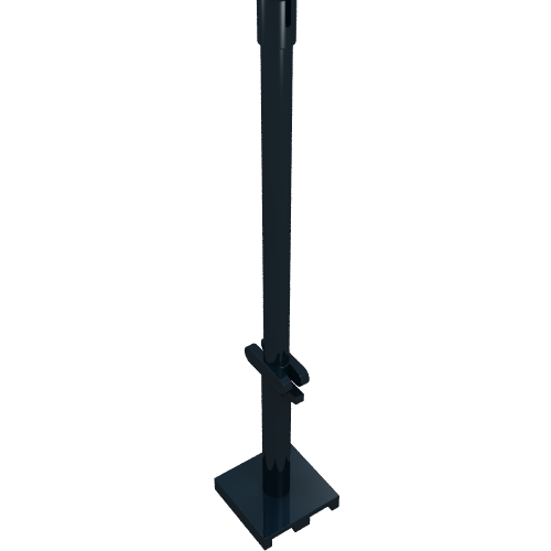 Part 4318 - Boat, Mast 2 x 2 x 9 2/3 Bar with Slot on Top and 2 Finger Hinge on Two Sides - De BrickPlaats