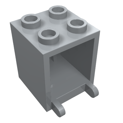 Part 4345 - Container, Box 2 x 2 x 2 - De BrickPlaats