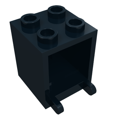 Part 4345 - Container, Box 2 x 2 x 2 - De BrickPlaats