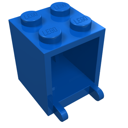 Part 4345a - Container, Box 2 x 2 x 2 - Solid Studs - De BrickPlaats