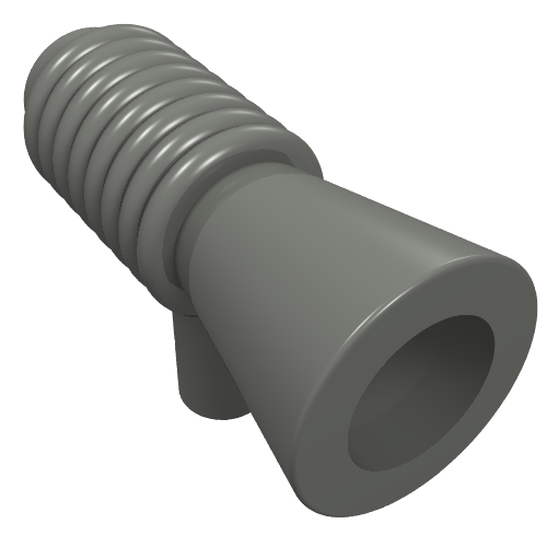 Part 4349 - Minifigure, Utensil Loudhailer / Megaphone / SW Blaster - De BrickPlaats