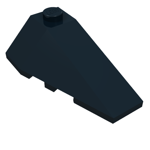 Part 43711 - Wedge 4 x 2 Triple Right - De BrickPlaats