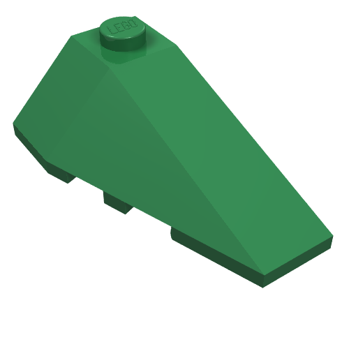 Part 43711 - Wedge 4 x 2 Triple Right - De BrickPlaats