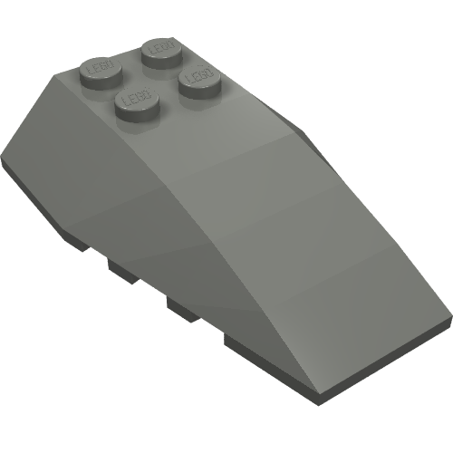 Part 43712 - Wedge 6 x 4 Triple Curved - De BrickPlaats