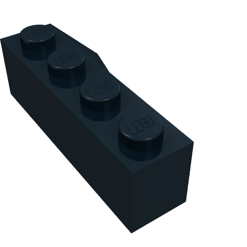 Part 43721 - Wedge 4 x 2 Sloped Left - De BrickPlaats