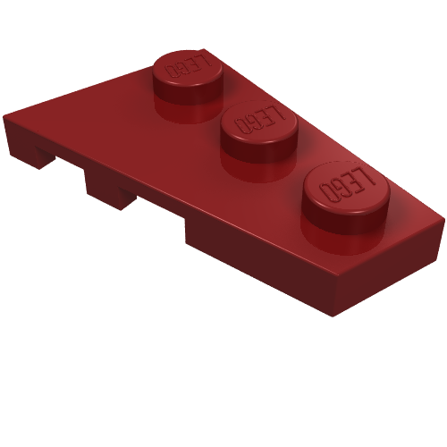 Part 43722 - Wedge, Plate 3 x 2 Right - De BrickPlaats