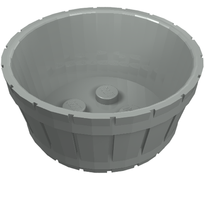 Part 4424 - Container, Barrel Half Large - De BrickPlaats