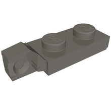 Part 44301a - Hinge Plate 1 x 2 Locking with 1 Finger on End with Bottom Groove - De BrickPlaats