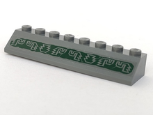 Part 4445pb01 - Slope 45 2 x 8 with Aztec Symbols Pattern (Sticker) - Set 7627 - De BrickPlaats